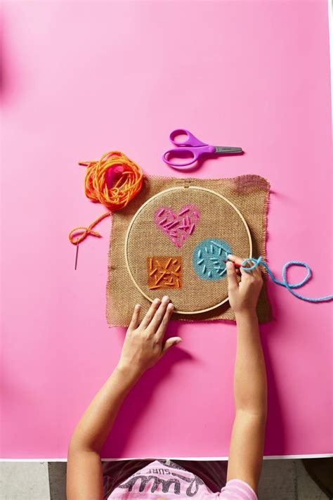 Sew Fun 3 Easy Embroidery Projects For Kids Parents