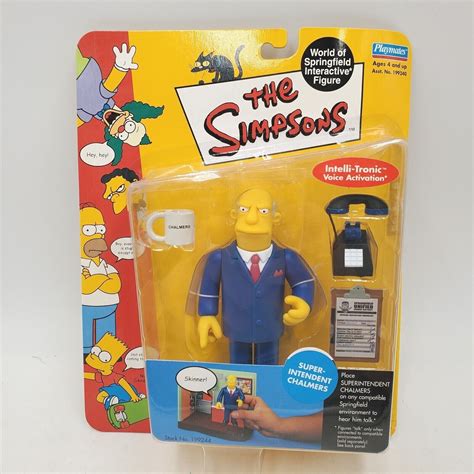 The Simpsons Super Intendent Chalmers Playmates Wos Series 8 Action Figure Everything Else