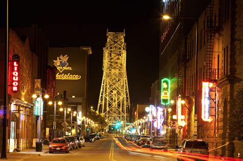Maybe you would like to learn more about one of these? Duluth Canal Park, Minnesota © Aneese | Dreamstime | Night ...