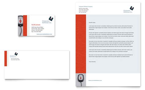 (no spam, ever!) subscribe (free!) new: Computer Software Company Business Card & Letterhead ...