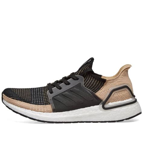 Adidas Ultra Boost 19 Core Black Raw Sand And Grey End Us
