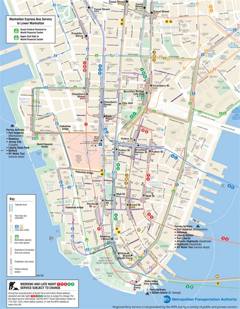 Karta över Manhattan New York Karta