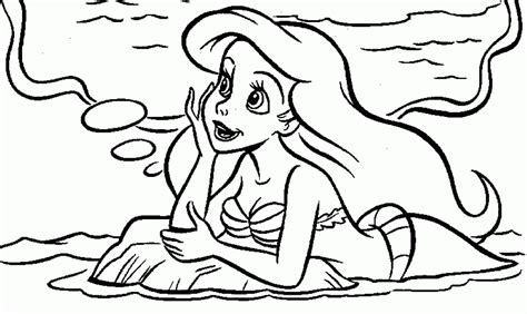 Little mermaid coloring pages to download and print for free