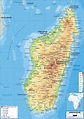 Physical Maps Of Madagascar