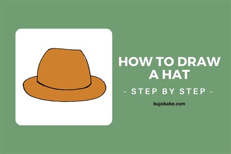 How To Draw A Hat In Just 6 Easy Steps Bujo Babe