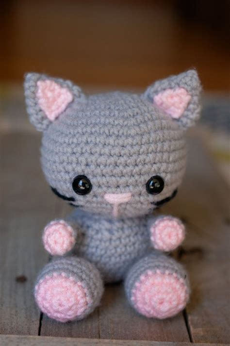 Pattern Kaylie The Kitten Crochet Cat Pattern Amigurumi Etsy Canada