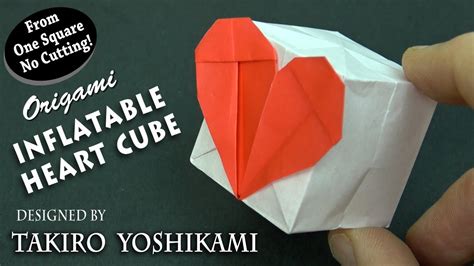 Origami Heart Cube Youtube
