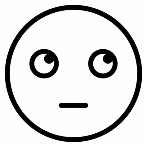 Bored Dull Emoticon Emotion Expression Face Mood Icon Download