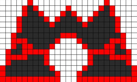 Team Magma Logo Kandi Pattern Bead Sprite Pokemon Perler Beads