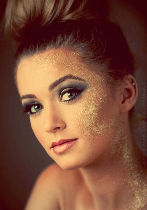 Glitter Gold Sparkle Fashionphotograhpy Makeup Girly Photoshoot