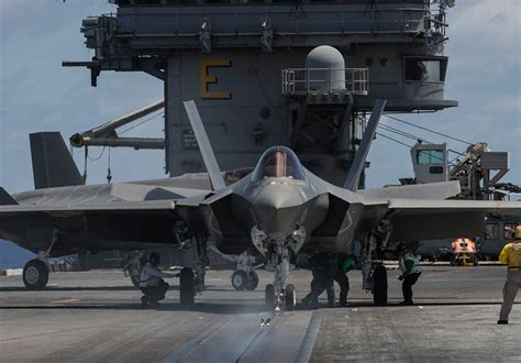 F 35cs Test Qualify Aboard Uss George Washington Photos Defense