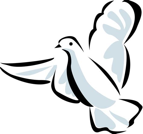 Confirmation Symbols Dove Clipart Best