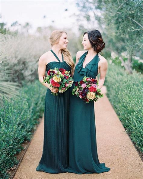 Middle layer is decorated with multicolor stones to mark high waistline and outlining breast line. Beautiful Emerald green bridesmaid dresses with fall ...