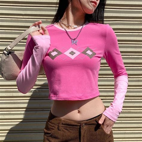 Y2k Top 2000s Clothing E Girl Aesthetic Clothes Indie Etsy