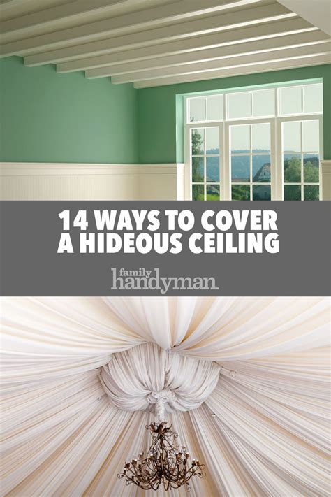 14 Ways To Cover A Hideous Ceiling Artofit