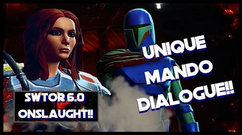 From ancient ruins to the great jedi library, explore ossus, a beloved jedi planet ravaged by a cataclysm centuries in the past. Swtor 6.0 Onslaught- Unique Mando Dialogue!! | The old republic, Star wars games, Nerd games