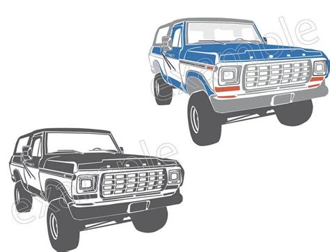 Ford Bronco Drawing Info Drawing 99