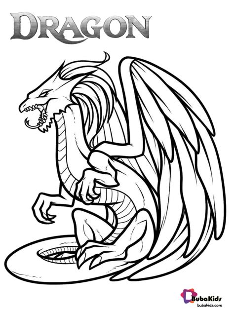Featuring pictures of mythical creatures for children, along with helpful teaching resources. Dragon the mythical creature free coloring page ...