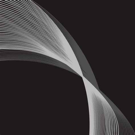 Curved Line Design Vector Design Images Black Abstract Line Background