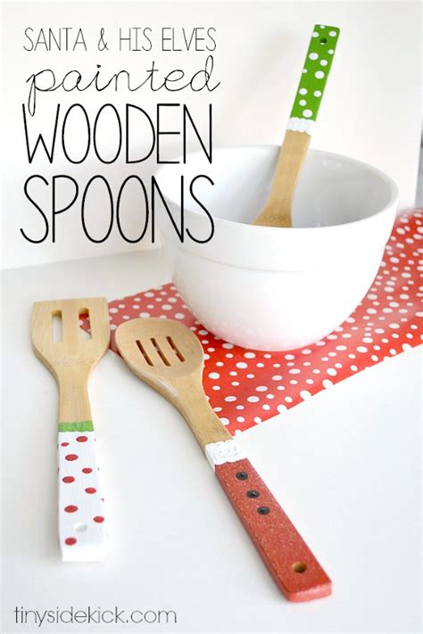 I built this toy for play or decoration. Homemade Gift Ideas: Painted Wooden Spoons - C.R.A.F.T.