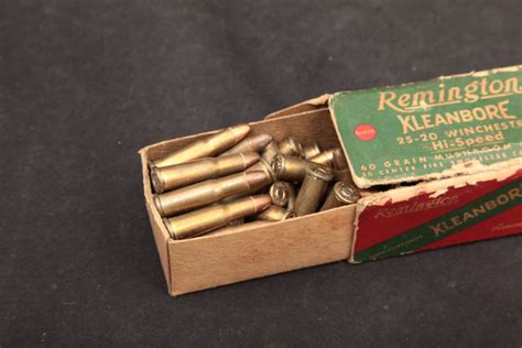 47x 25 20 Win Vintage Rem Kleanbore And Western In Original Boxes