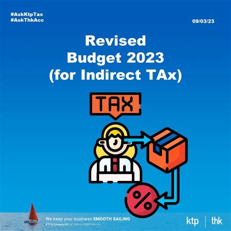 Tax Budget 2023 Indirect Tax Mar 08 2023 Johor Bahru Jb