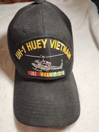 Uh 1 Huey Vietnam Veteran Emblematic High Crown Trucker Military Ball