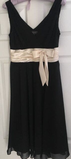 Womens Liz Claiborne Black Cocktail Formal Prom Dress Size 2 Ebay