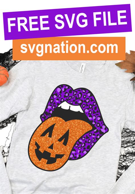 Pumpkin Tongue Svg Free Halloween Svg Files
