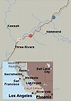 Map for Kaweah River, California, white water, Above Gateway Bridge to ...