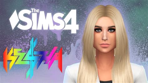 The Sims 4 Kesha Rainbow Cas Create A Sim Youtube