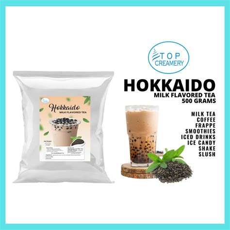 Hokkaido Milk Tea Flavored Powder 500 G Top Creamery Shopee