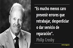 Crosby, la filosofía de cero defectos #Calidad #CompartiendoESCAT - ESCAT