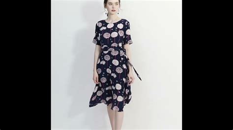 Women Summer Floral Silk Dresses Sex Casual Daily Office Party Night