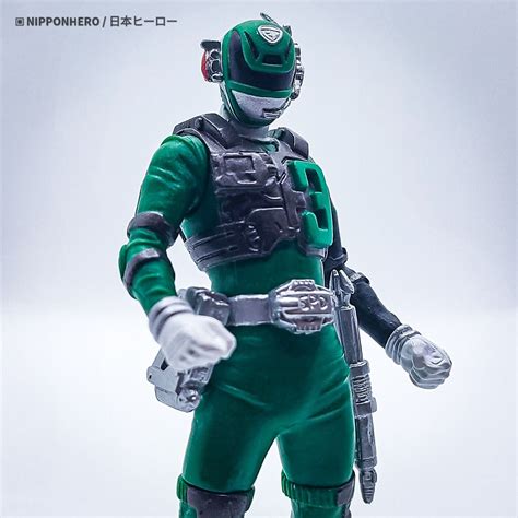 Super Sentai Dekaranger Deka Green Swat Mode Hg Figure 3 5 Power Rangers Spd 03 Ebay