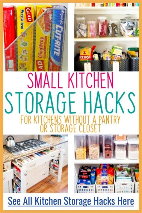 Most of us go about planning for a pantry without much thought. No Pantry? How To Organize a Small Kitchen WITHOUT a ...