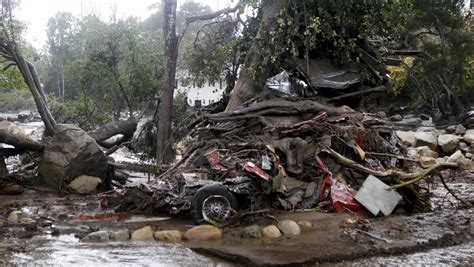 Death Toll Hits 17 In California Mudslides 13 Missing