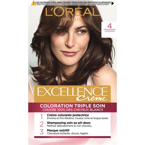 L Or Al Paris Excellence Cr Me Kit De Coloration Ch Tain Hair Color