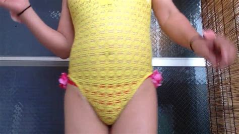 yellow swimwear sexy action xhamster