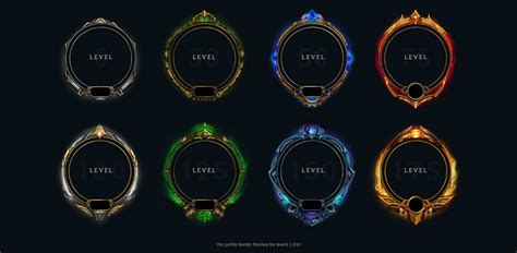 League Of Legends Uncapped Leveling Visual System On Behance