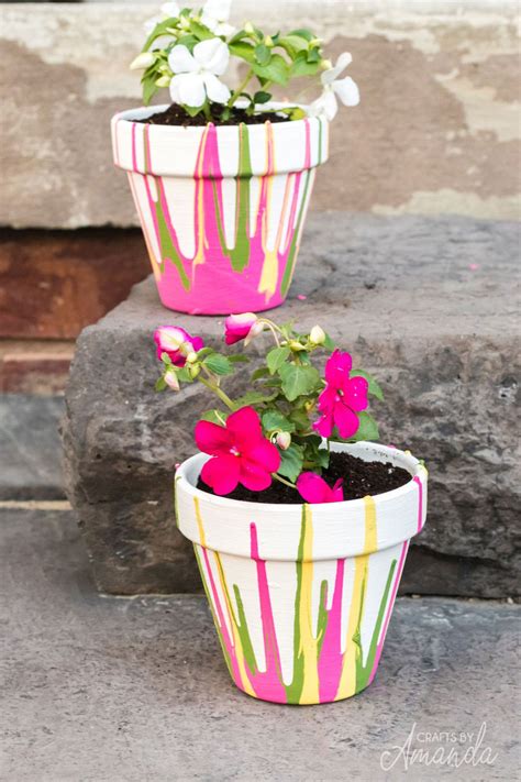 How To Paint Garden Pots