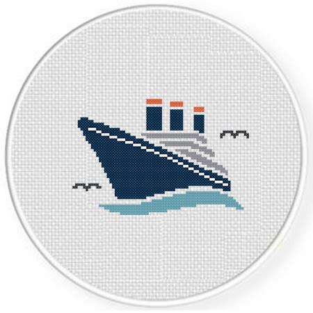 Is sure to shake up your world with color! Cruise Ship Cross Stitch Pattern - Daily Cross Stitch