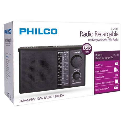 Philco Radio Philco Ic-18 R Multibandas Recargable - Falabella.com