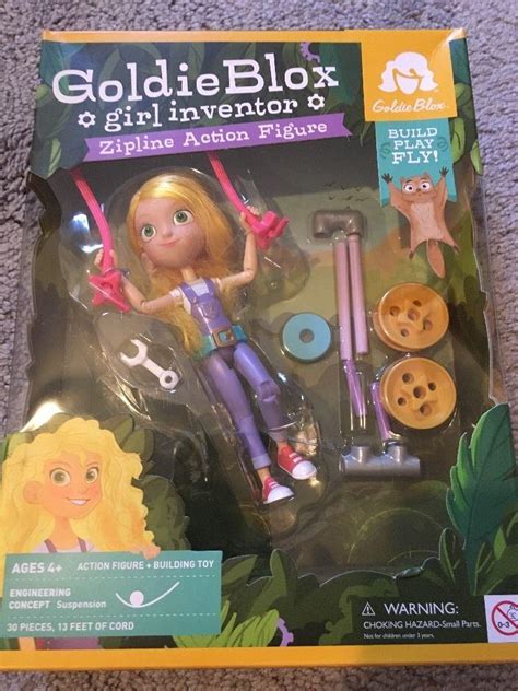 New Goldie Blox Zipline Action Figure 1814170489