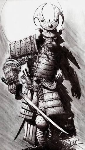 Samurai Warrior Sketch At Explore Collection Of