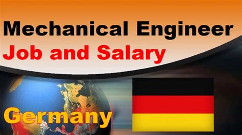Mechanical Engineer Salary In Germany Jobs And Wages In Germany Youtube