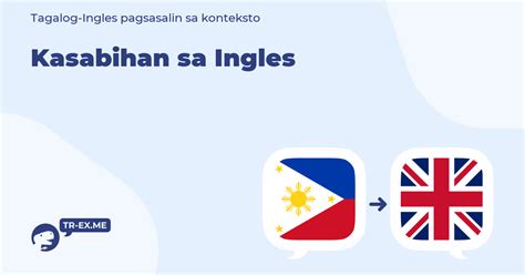 Kasabihan Meaning In English Filipino To English Translation