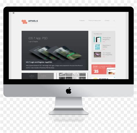 Imac with keyboard on wooden desk mockup. Library of mockup macbook clipart transparent library png ...