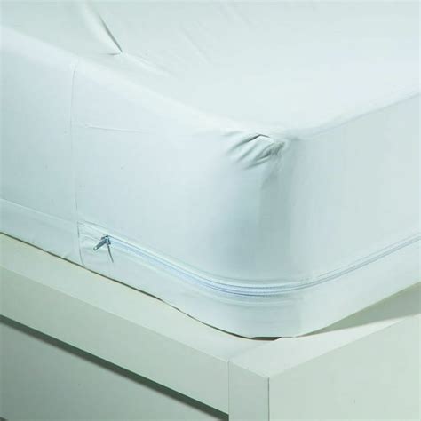 Bed Bug Waterproof Zippered Vinyl Mattress Coverprotector 9