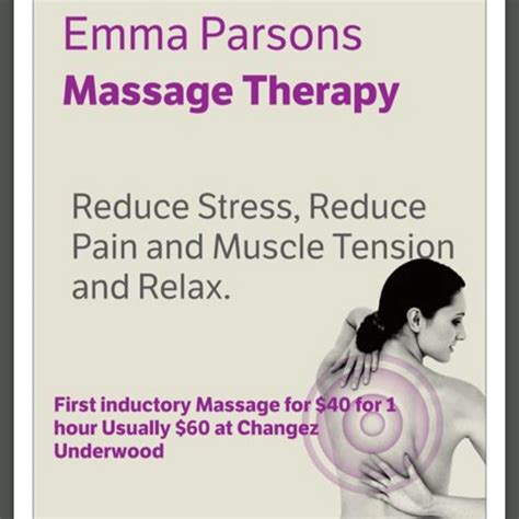 Emma Parsons Massage Therapist Home